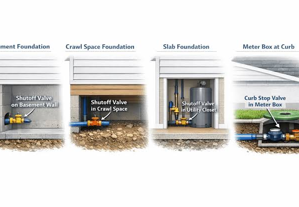 Home Emergency Water Shutoff Mapping Ideas That Help Residents Locate Important Valves During Plumbing Failures