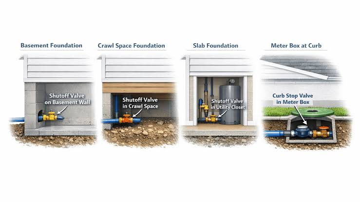 Home Emergency Water Shutoff Mapping Ideas That Help Residents Locate Important Valves During Plumbing Failures